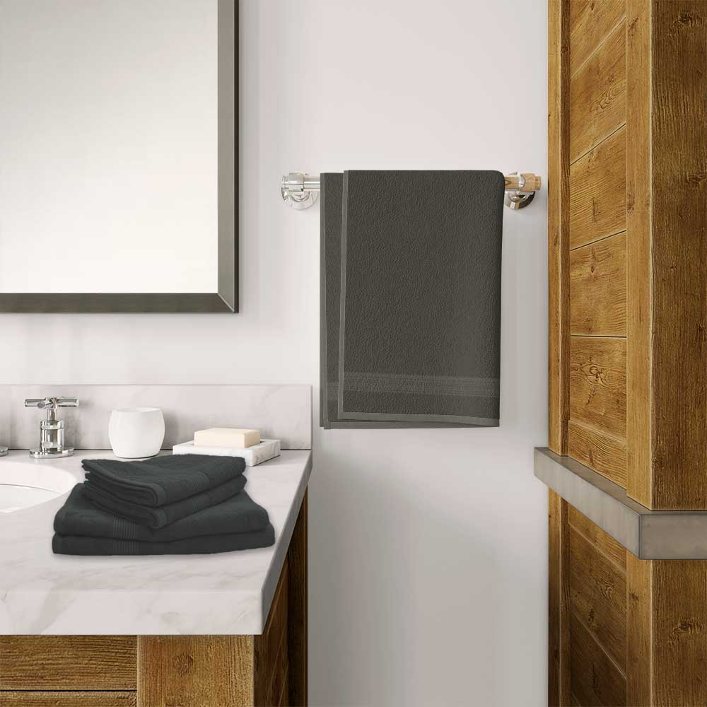 serviette visuel ambiance, exposer dans salle de bain